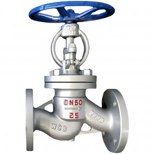 截止閥J41H-25\DN50介質為高溫蒸汽及水，溫