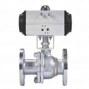 氣動(dòng)球閥\Q641F-25P DN50不銹鋼高平臺